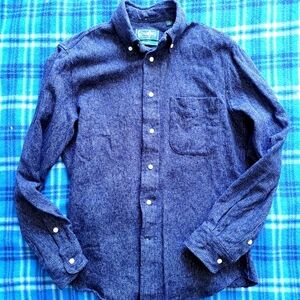 Gitman Vintage L/S Men's Blue Button-Up Shirt S